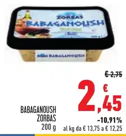 Conad BABAGANOUH ZORBAS offerta
