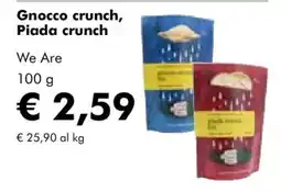 NaturaSì Gnocco crunch, Piada crunch offerta