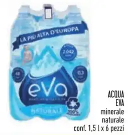 Conad ACQUA EVA minerale naturale offerta