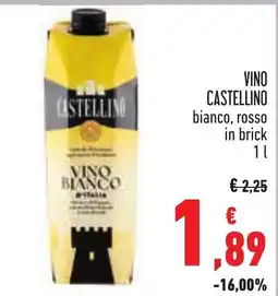Conad VINO CASTELLINO bianco offerta
