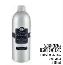 Conad BAGNO CREMA TESORI D'ORIENTE muschio bianco, ayurveda offerta