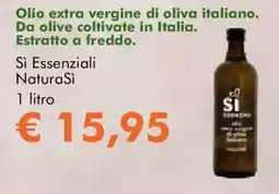 NaturaSì Olio extra vergine di oliva italiano Si Essenziali NaturaSi offerta