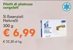 NaturaSì Filetti di platessa surgelati Si Essenziali NaturaSi offerta