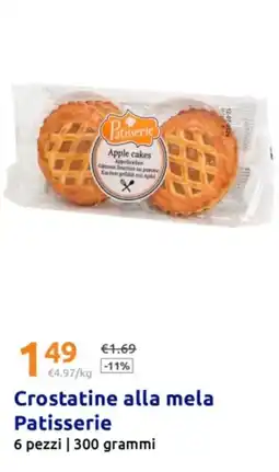 Action Crostatine alla mela Patisserie offerta