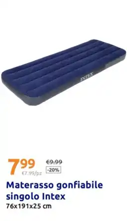 Action Materasso gonfiabile singolo Intex offerta