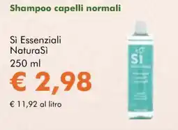 NaturaSì Shampoo capelli normali Si Essenziali NaturaSi offerta