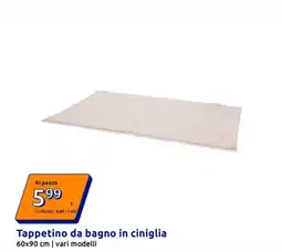Action Tappetino da bagno in ciniglia offerta