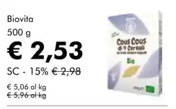NaturaSì Biovita Cous Cous di 7 Cereali offerta