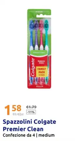 Action Spazzolini Colgate Premier Clean offerta