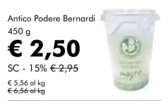 NaturaSì Antico Podere Bernardi offerta