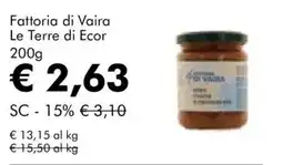 NaturaSì Fattoria di Vaira Le Terre di Ecor offerta