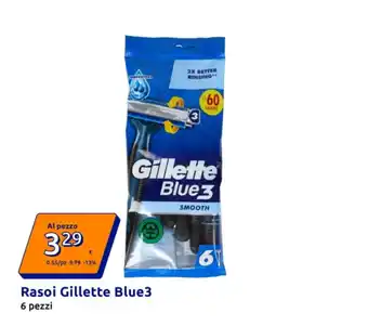 Action Rasoi Gillette Blue3 offerta