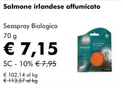 NaturaSì Salmone irlandese affumicato Seaspray Biologico offerta