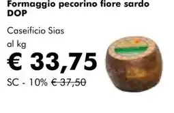NaturaSì Formaggio pecorino fiore sardo DOP Caseificio Sias offerta