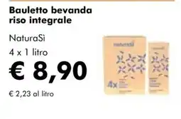 NaturaSì Bauletto bevanda riso integrale NaturaSi offerta