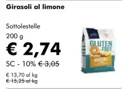 NaturaSì Girasoli al limone Sottolestelle offerta