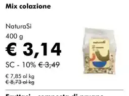 NaturaSì Mix colazione NaturaSì offerta