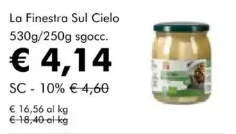 NaturaSì La Finestra Sul Cielo offerta