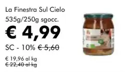 NaturaSì La Finestra Sul Cielo offerta