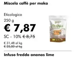 NaturaSì Miscela caffè per moka Eticologico offerta