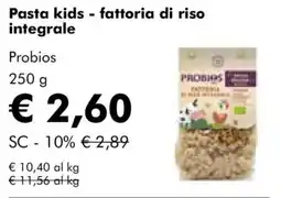 NaturaSì Pasta kids - fattoria di riso integrale Probios offerta