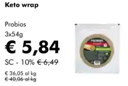 NaturaSì Keto wrap Probios offerta