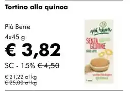 NaturaSì Tortino alla quinoa Più Bene offerta