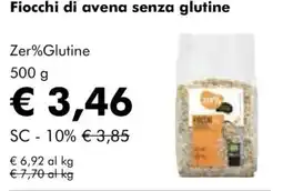 NaturaSì Fiocchi di avena senza glutine Zer%Glutine offerta