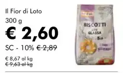 NaturaSì Il Fior di Loto Biscotti con Glassa Bio offerta