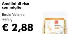 NaturaSì Anellini di riso con miglio Baule Volante offerta