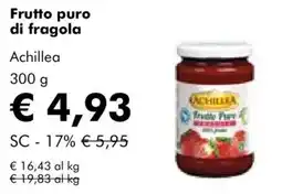 NaturaSì Frutto puro di fragola Achillea offerta