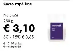 NaturaSì Cocco rapè fine NaturaSi offerta