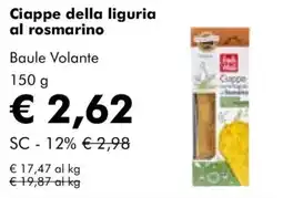 NaturaSì Ciappe della liguria al rosmarino Baule Volante offerta