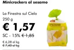 NaturaSì Minicrackers al sesamo La Finestra sul Cielo offerta