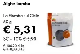 NaturaSì Alghe kombu offerta