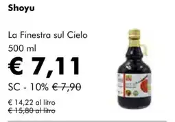 NaturaSì Shoyu La Finestra sul Cielo offerta