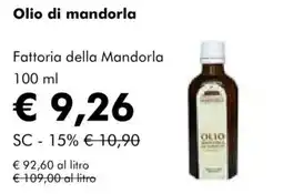 NaturaSì Olio di mandorla Fattoria della Mandorla offerta