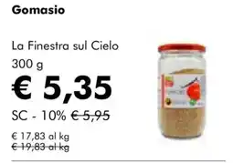 NaturaSì Gomasio La Finestra sul Cielo offerta