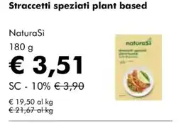 NaturaSì Straccetti speziati plant based NaturaSi offerta