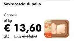 NaturaSì Sovracoscia di pollo Carnesì offerta