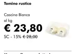 NaturaSì Tomino rustico Cascina Bianca offerta