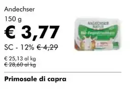 NaturaSì Andechser Primosale di capra offerta