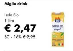 NaturaSì Miglio drink Isola Bio offerta