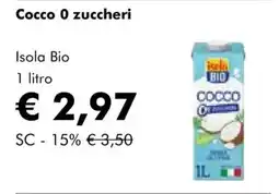 NaturaSì Cocco 0 zuccheri Isola Bio offerta