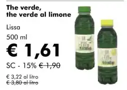 NaturaSì The verde, the verde al limone Lissa offerta