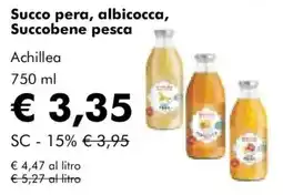NaturaSì Succo pera, albicocca, pesca Achillea offerta