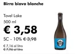 NaturaSì Birra biava blanche Tovel Lake offerta