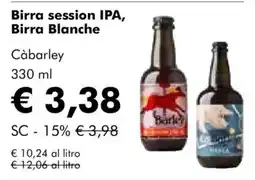 NaturaSì Birra session IPA, Birra Blanche Càbarley offerta