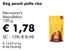 NaturaSì Dog pouch pollo riso Herrmann's Manufaktur offerta