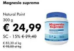 NaturaSì Magnesio supremo Natural Point offerta